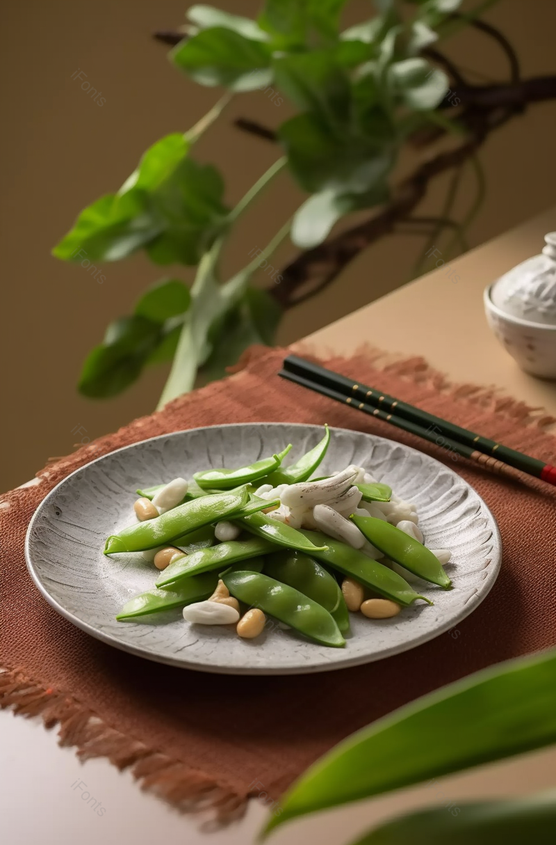 中华美食炒时蔬装盘静物实拍,高清,摄影图,摄影图片,图片大全,摄影图免费下载